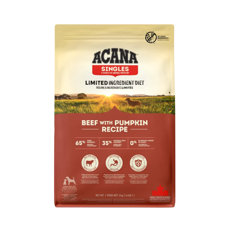 Acana Singles Beef with Pumpkin Dog - All Life Stages