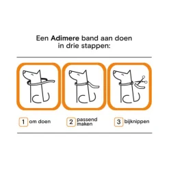 Adimere Vlooien- en Tekenband Hond