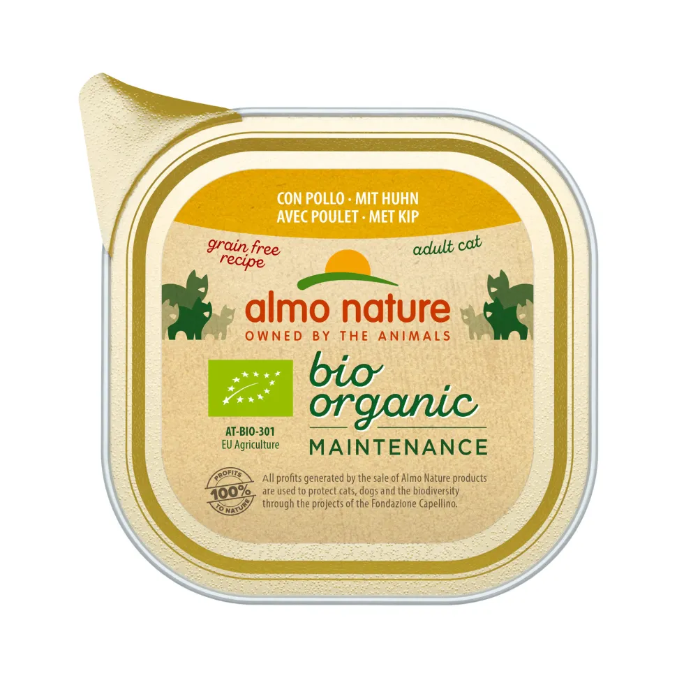 Almo Nature Bio Organic Maintenance Kattenvoer - Kip