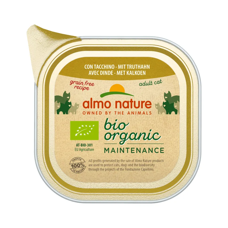 Almo Nature Bio Organic Maintenance Kattenvoer - Kalkoen