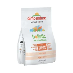 Almo Nature Cat Anti-Hairball Kattenvoer - Kip & Rijst