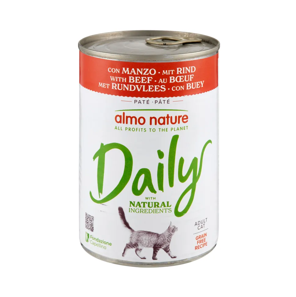 Almo Nature Daily Menu Kattenvoer - Blik - Rund