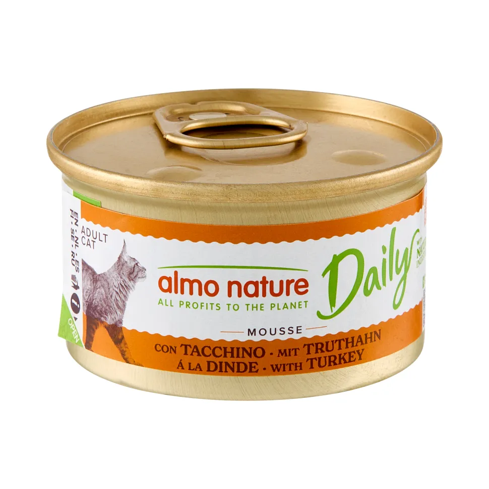 Almo Nature Daily Menu Mousse Kattenvoer - Blik - Kalkoen