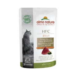 Almo Nature HFC Jelly Kattenvoer - Maaltijdzakje - Tonijnfilet & Algen