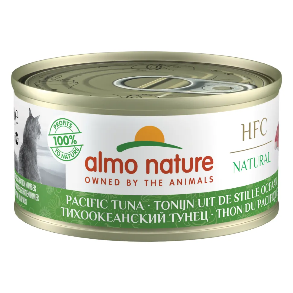 Almo Nature HFC 70 Natural Kattenvoer - Blik - Tonijn uit Stille Oceaan