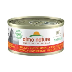 Almo Nature HFC 70 Natural Kattenvoer - Blik - Kip en Garnalen