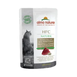 Almo Nature HFC Natural Kattenvoer - Maaltijdzakje - Tonijn en Jonge Ansjovis