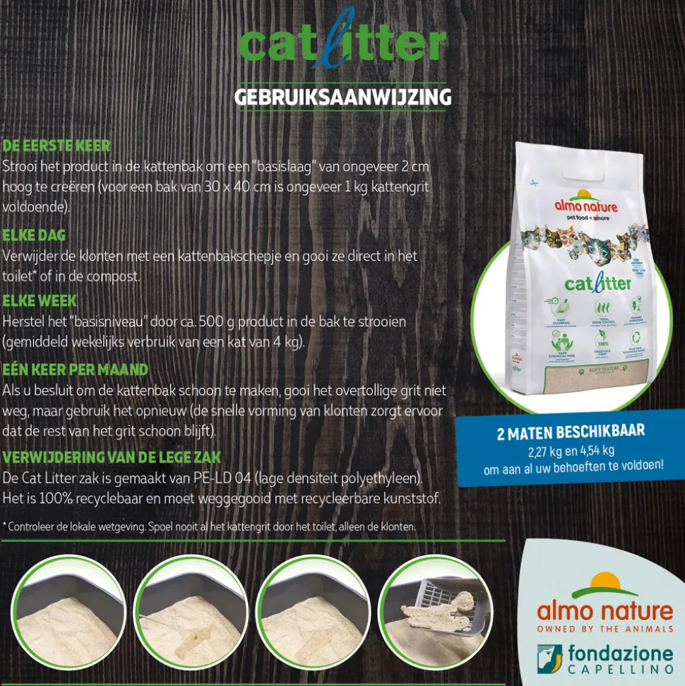 Almo Nature Naturel Kattenbakvulling