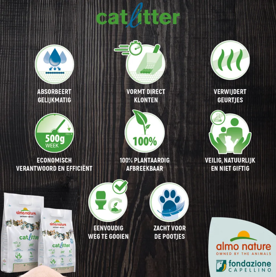 Almo Nature Naturel Kattenbakvulling