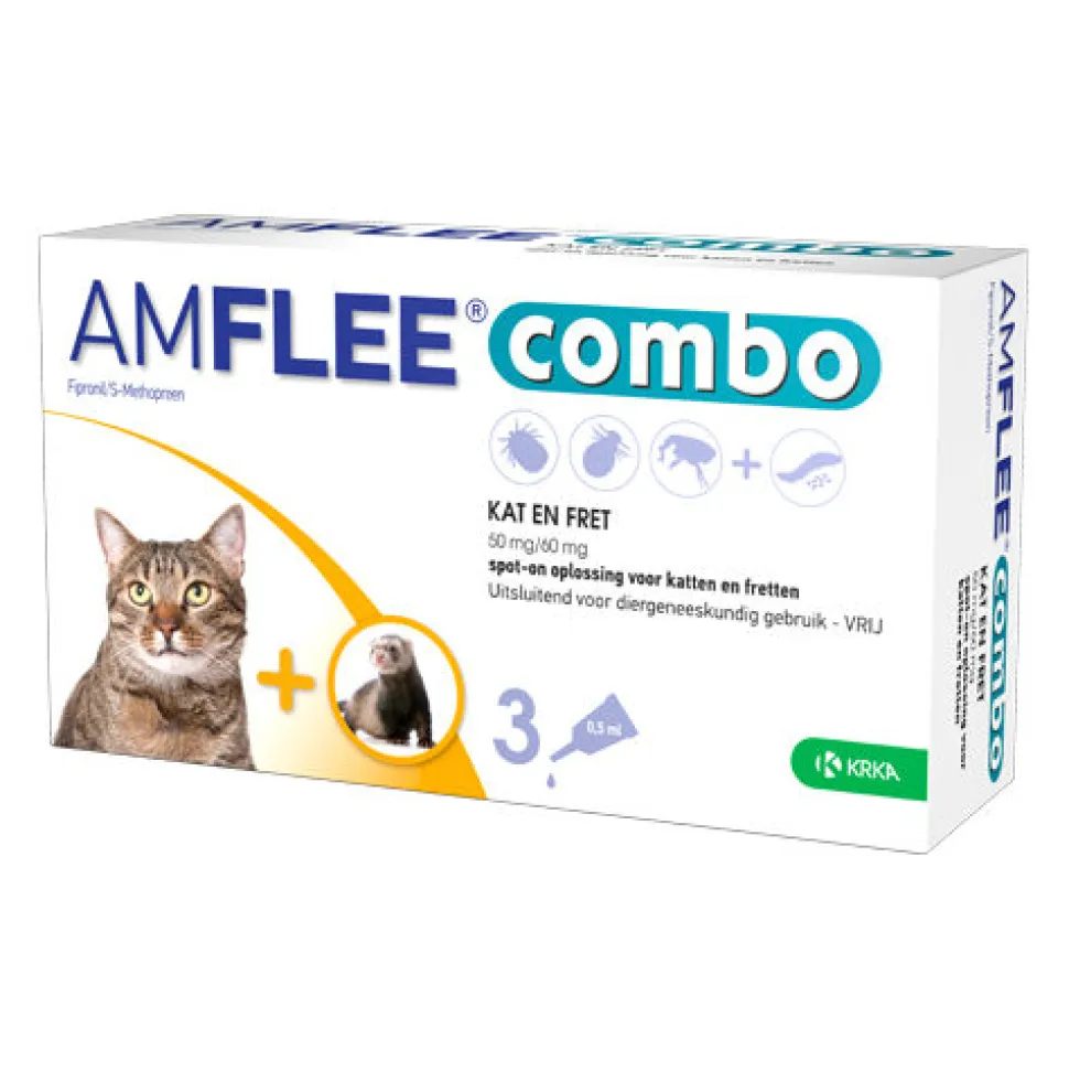 Amflee Combo Spot-on Kat en Fret