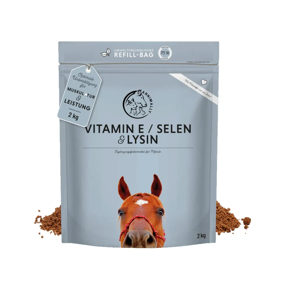 Annimally Vitamine E / Selenium & Lysine - Paard
