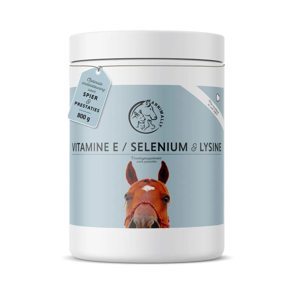 Annimally Vitamine E / Selenium & Lysine - Paard