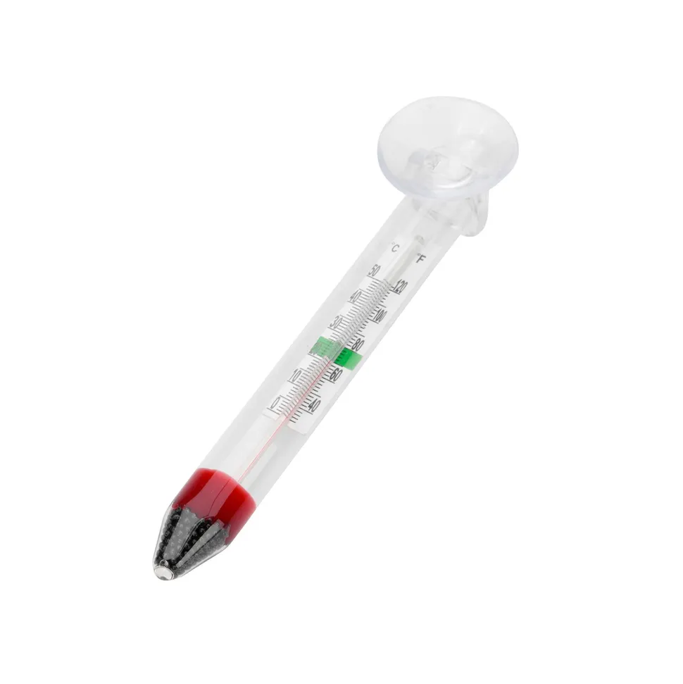Aqua Della Glas Thermometer met Zuiger