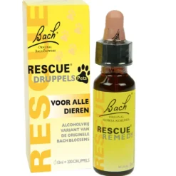 Bach Rescue Remedy Pets - Alcoholvrije Druppels