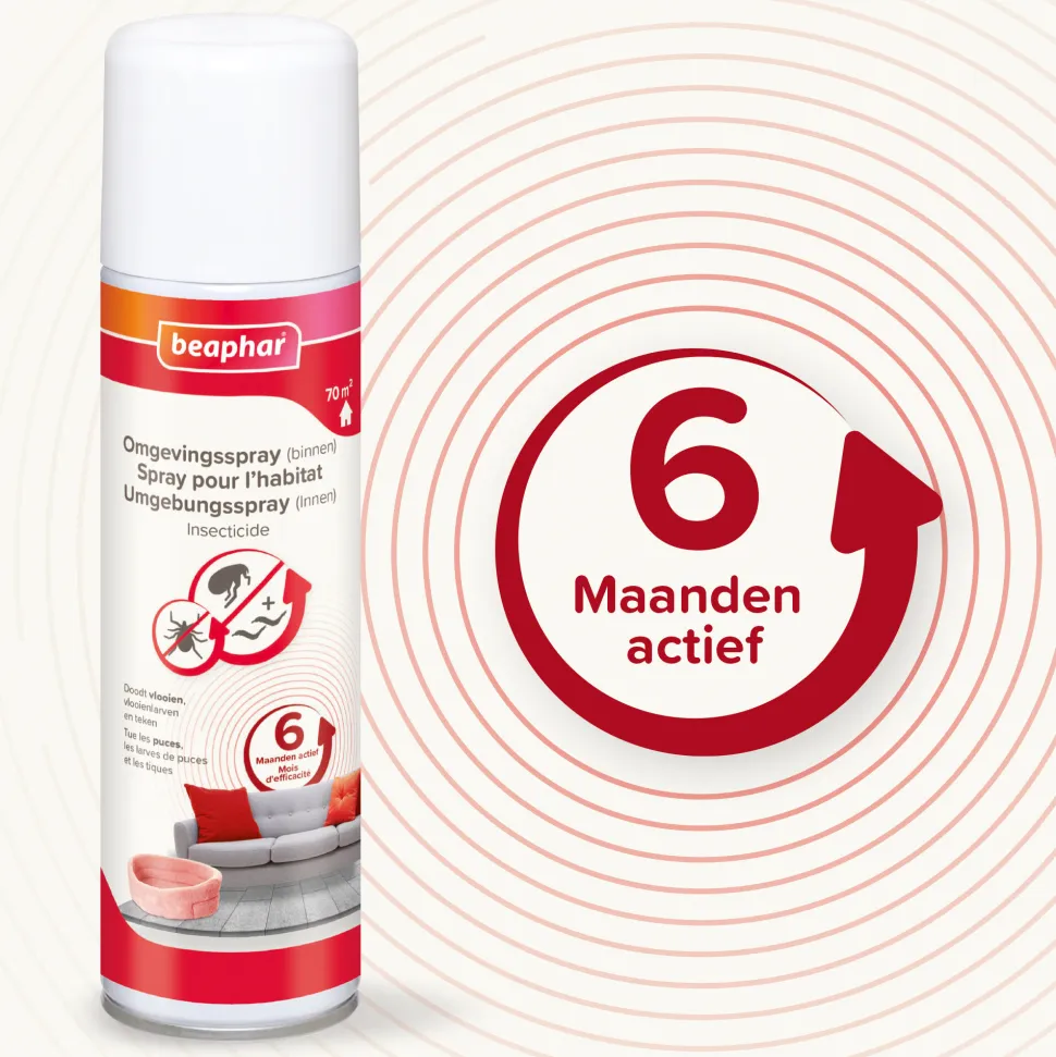 Beaphar Vlooien Omgevingsspray