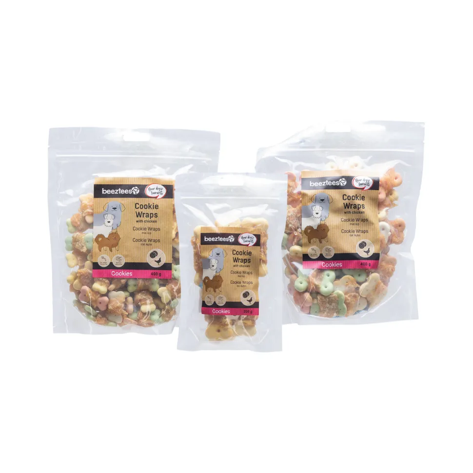 Beeztees Cookie Wraps met Kip