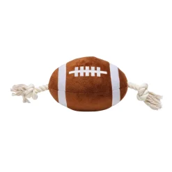 Beeztees Rugbybal met Touw
