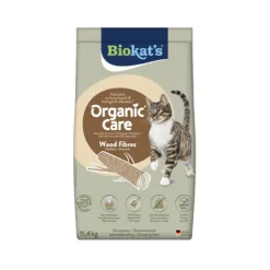 Biokat's Organic Care Wood Fibres Kattenbakvulling