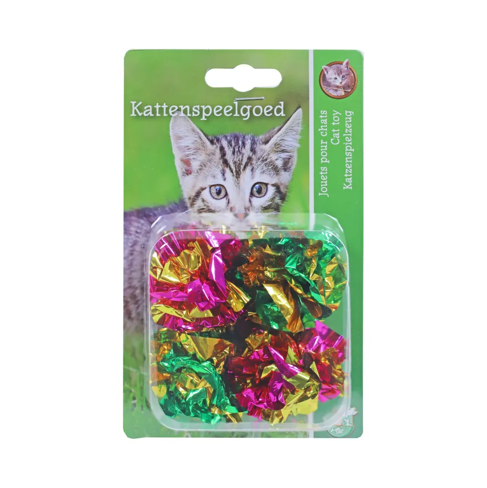 Boon Crinkelbal Blisterpack Kattenspeelgoed