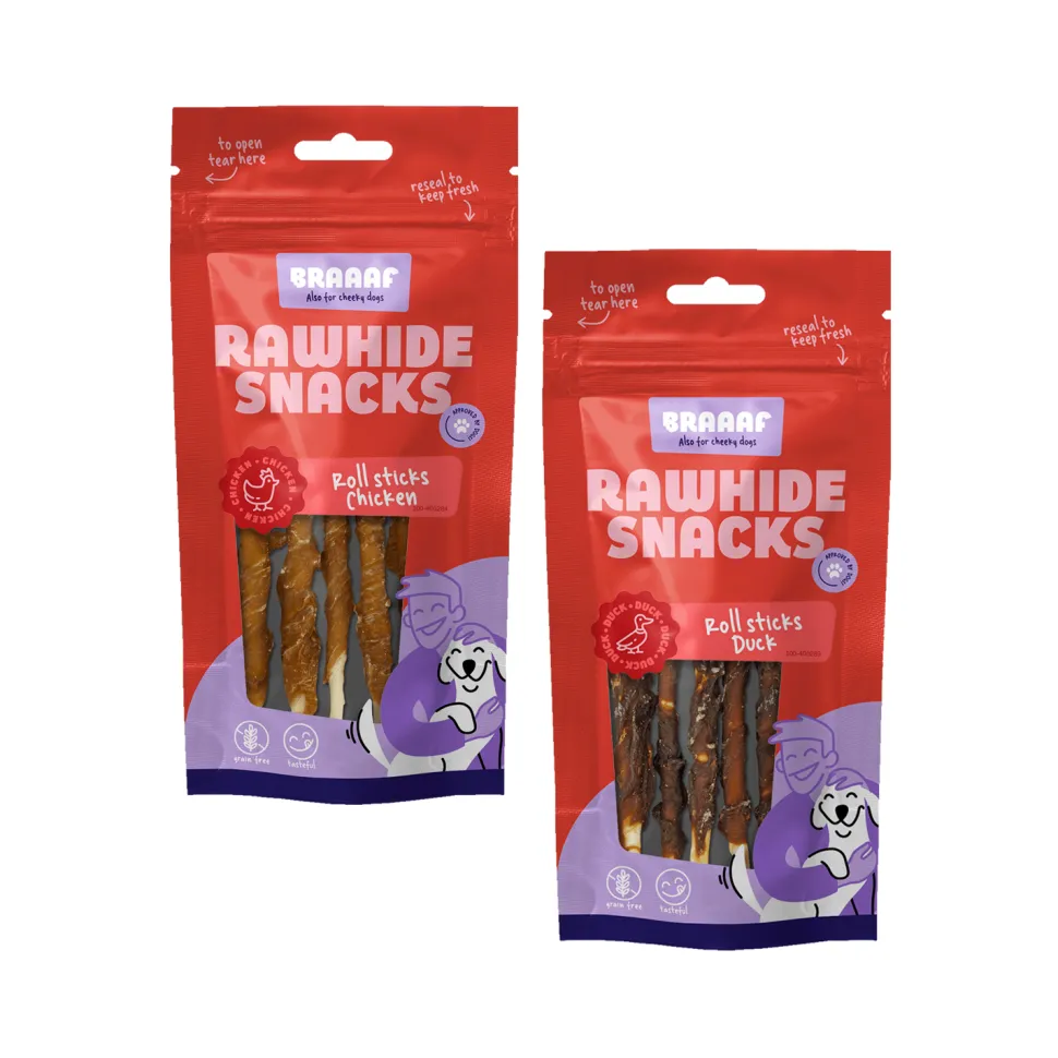 Braaaf Rollsticks - Hondensnacks