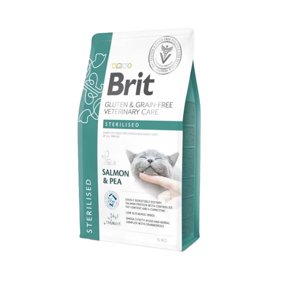 Brit Veterinary Diet Cat - Gluten & Grain free - Sterilised