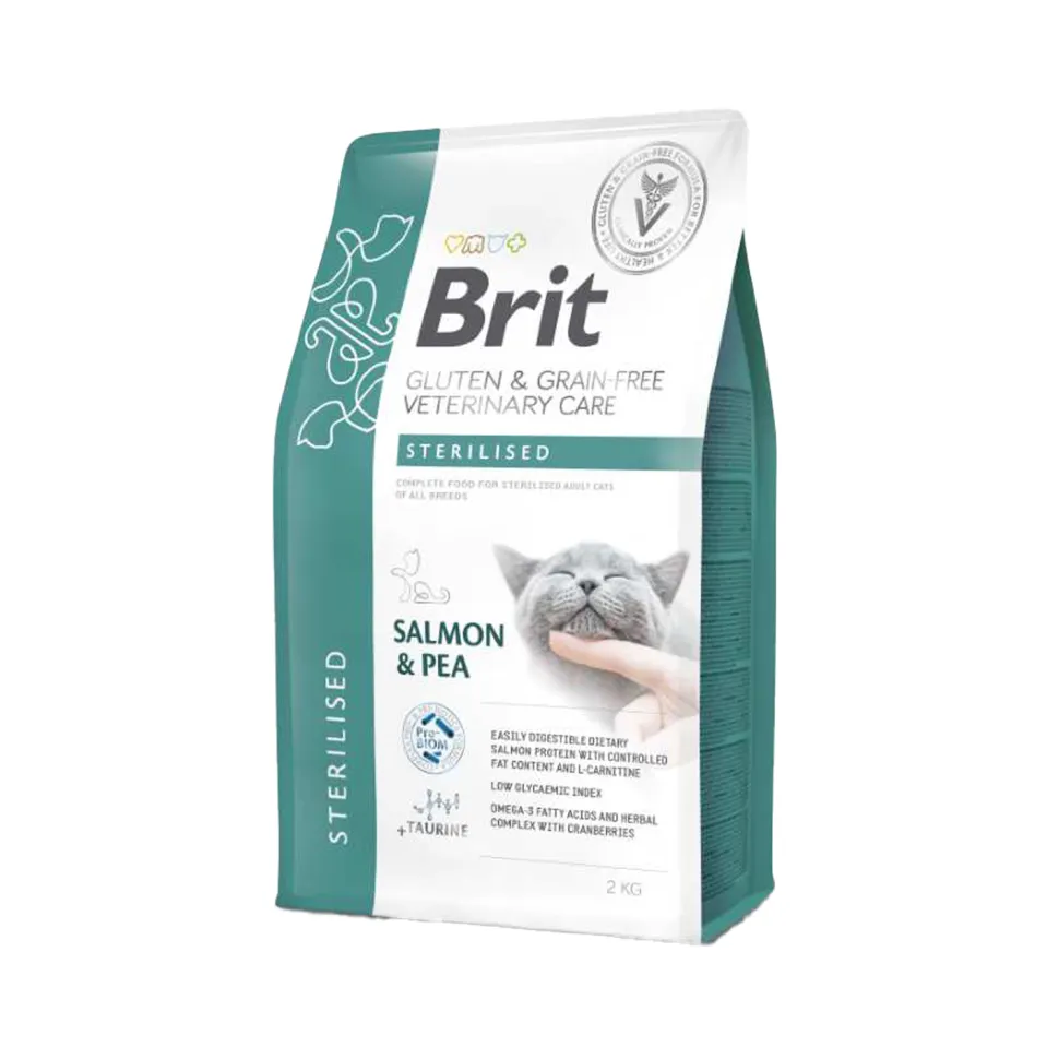Brit Veterinary Diet Cat - Gluten & Grain free - Sterilised