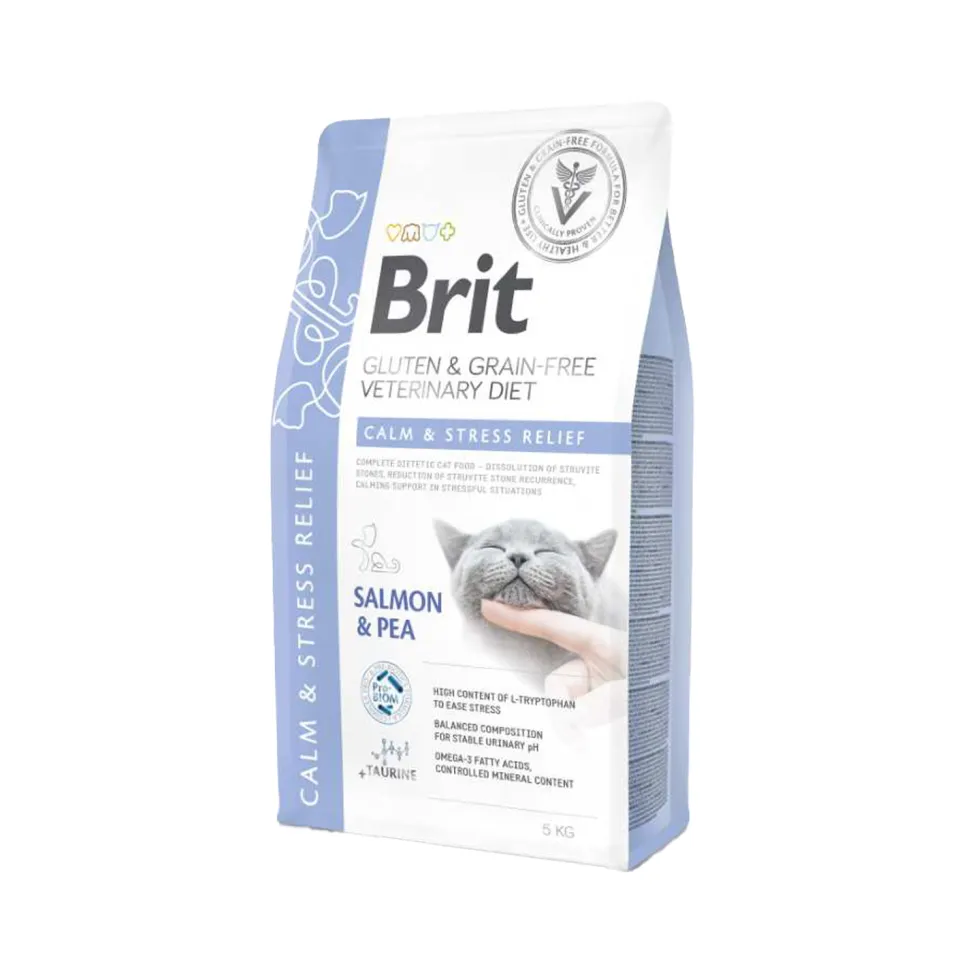 Brit Veterinary Diet Cat - Gluten & Grain free - Calm & Stress Relief