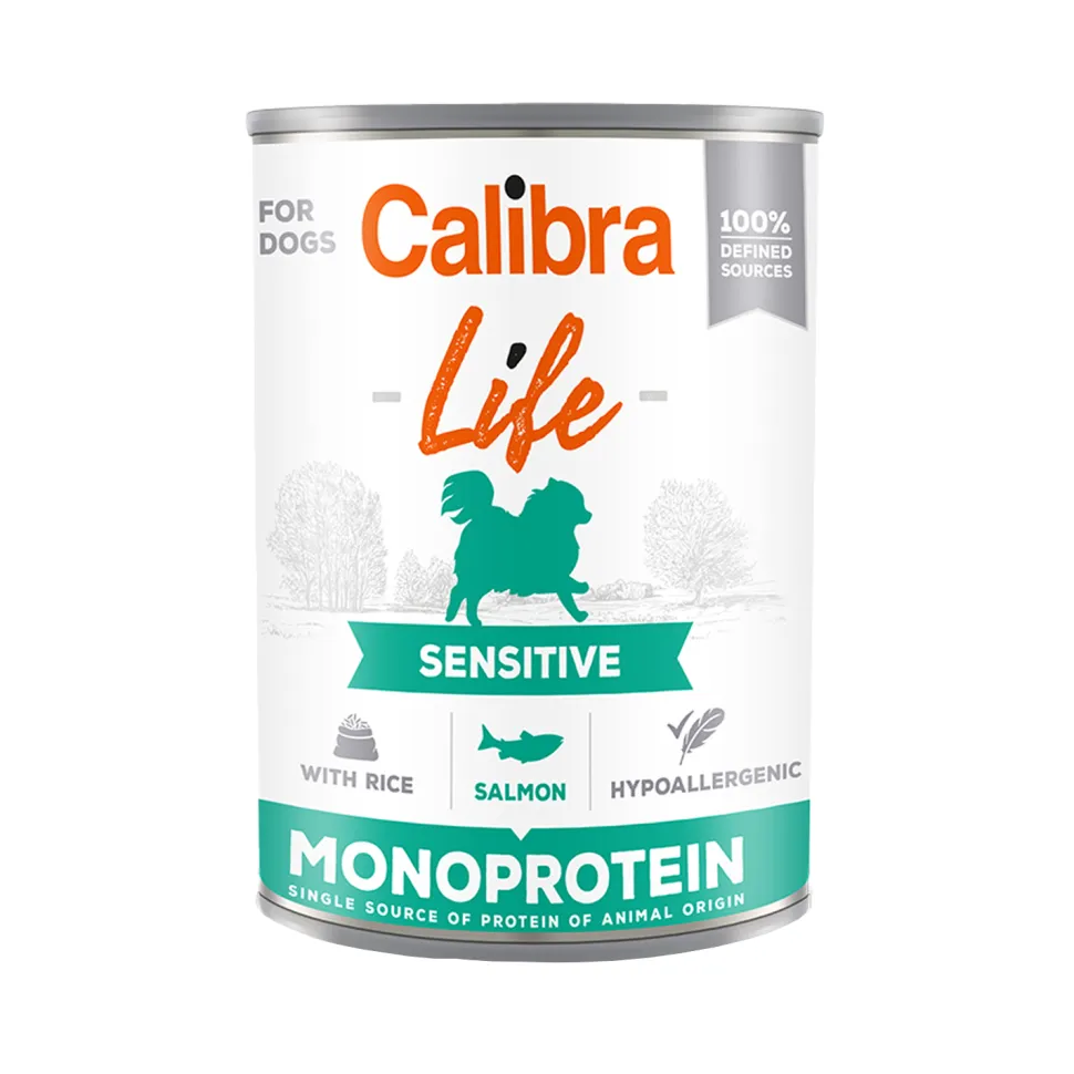 Calibra Dog Life Sensitive Natvoer - Zalm