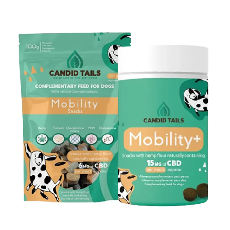 Candid Tails Mobility+ Snacks met CBD