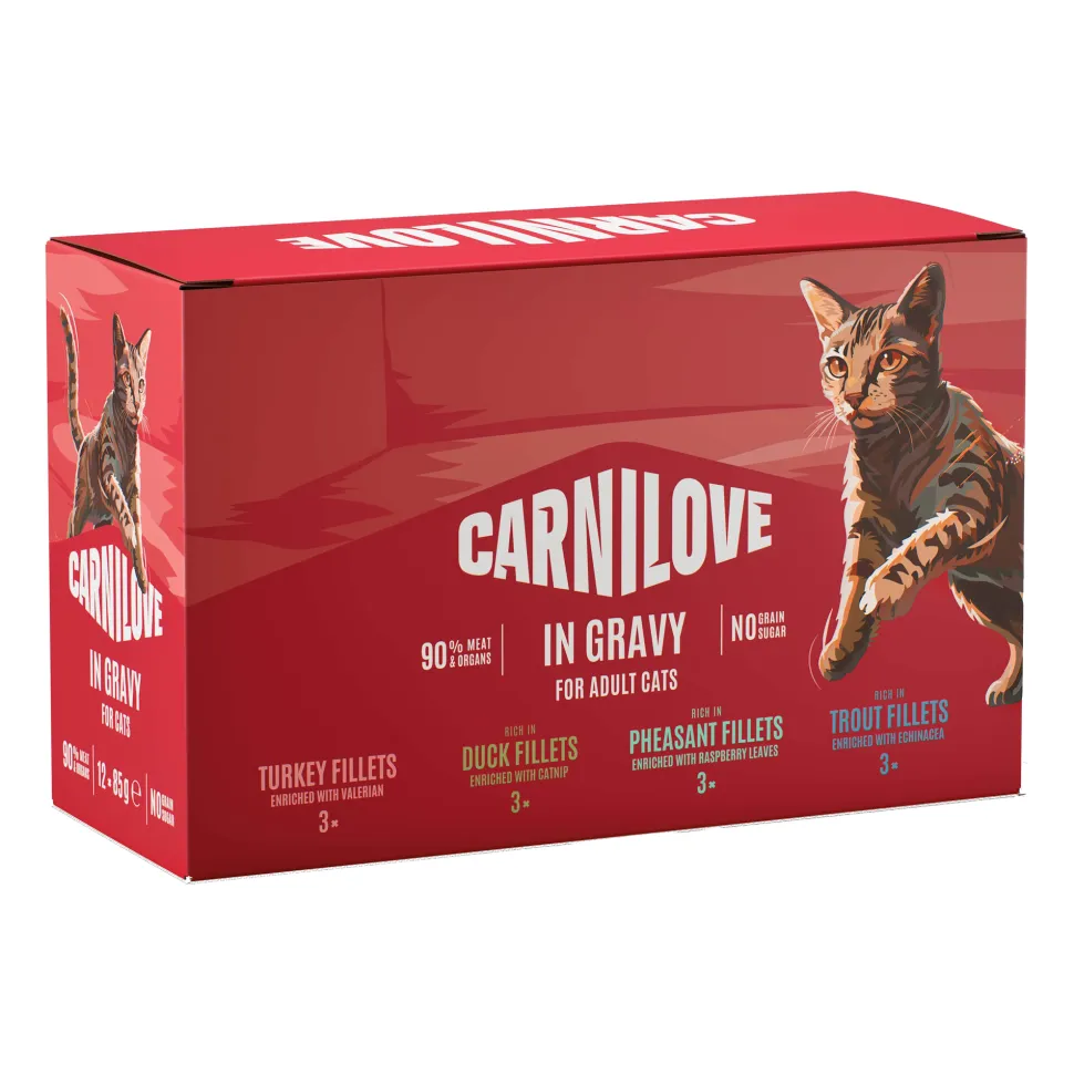 Carnilove Pouch Gravy All Breeds Adult Kattenvoer
