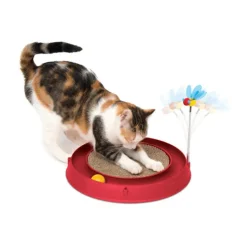 Catit Play Ball Toy with Scratch Pad