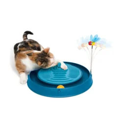 Catit Play Circuit Ball Toy with Catnip Massager