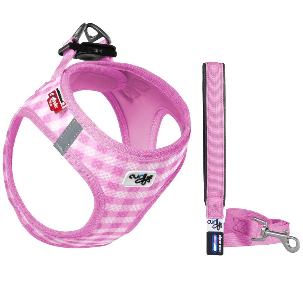 Curli Vest Harness Air-Mesh & Leash Puppy Set