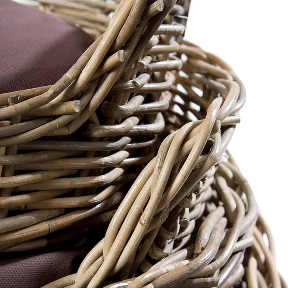 51 Degrees North Rattan Basket