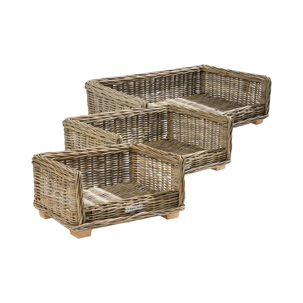 51 Degrees North Rattan Bed