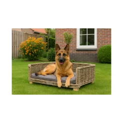 51 Degrees North Rattan Bed