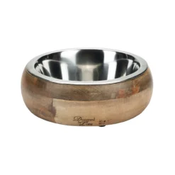 Designed by Lotte Houten Eet- en Drinkbak Mandira