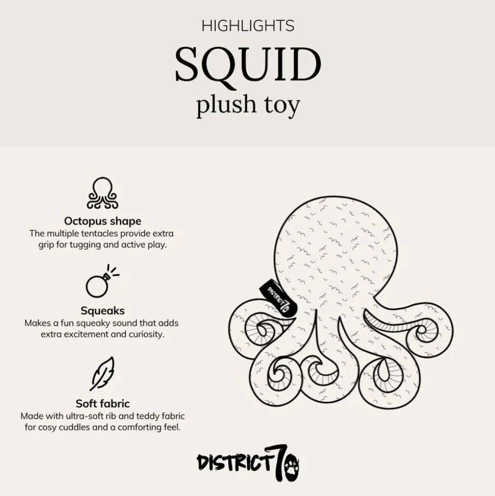 District 70 Squid Plush