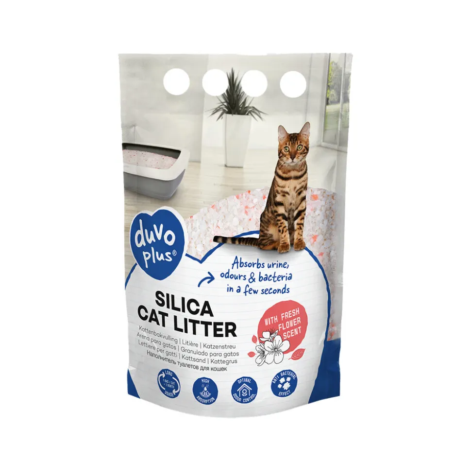 Duvo+ Premium Silica Kattenbakvulling - Geparfumeerd