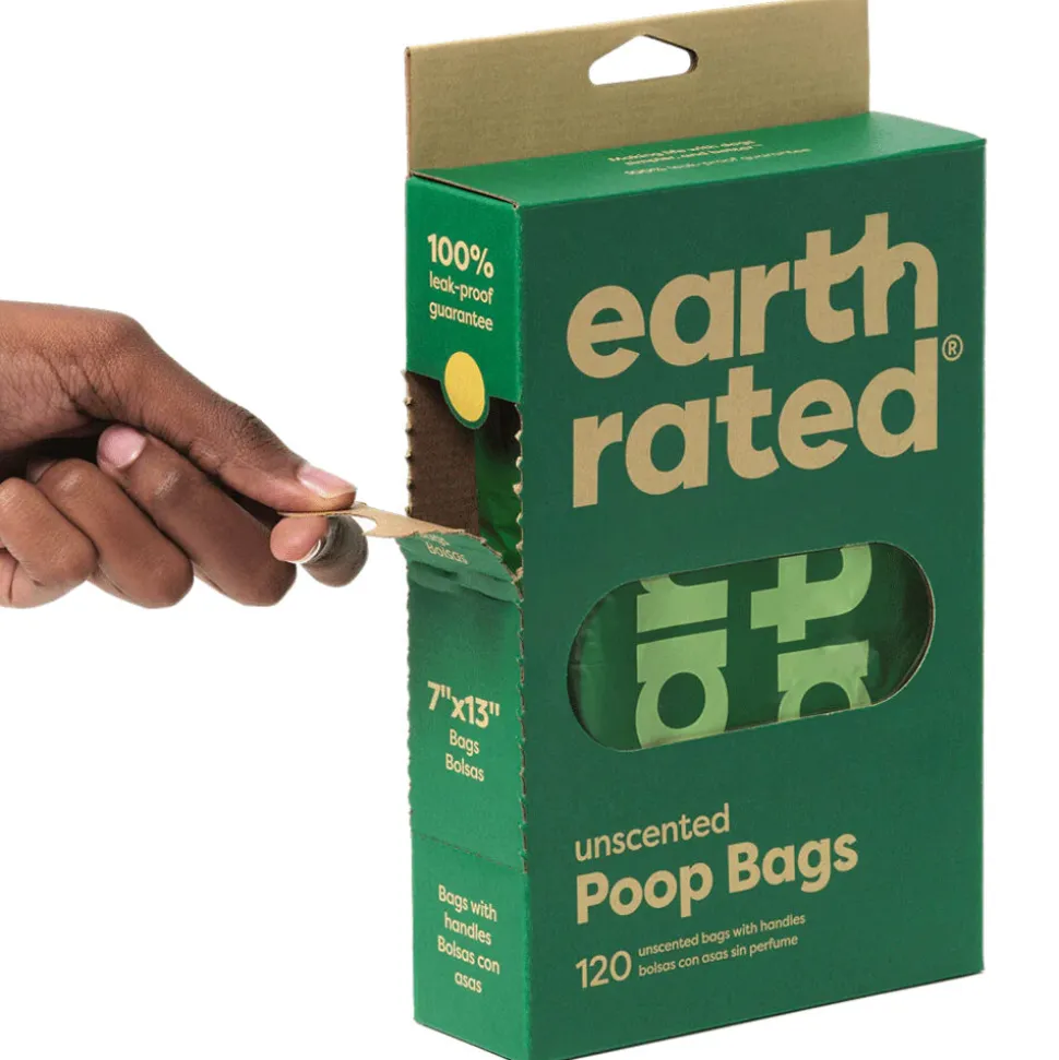 Earth Rated PoopBags met Handvatten - Geurloos