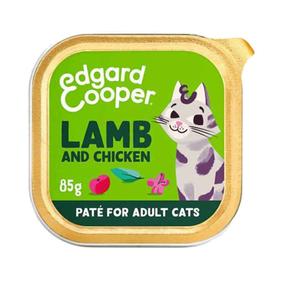 Edgard & Cooper Adult Cat - Lam en Vrije Uitloop Kip - Paté