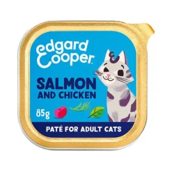 Edgard & Cooper Adult Cat - MSC-Zalm en Vrije Uitloop Kip - Paté