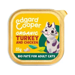 Edgard & Cooper Adult Cat - Organic - Kalkoen en Kip - Paté