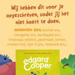 Edgard & Cooper Adult Plant Based Hondenvoer - Wortel & Courgette