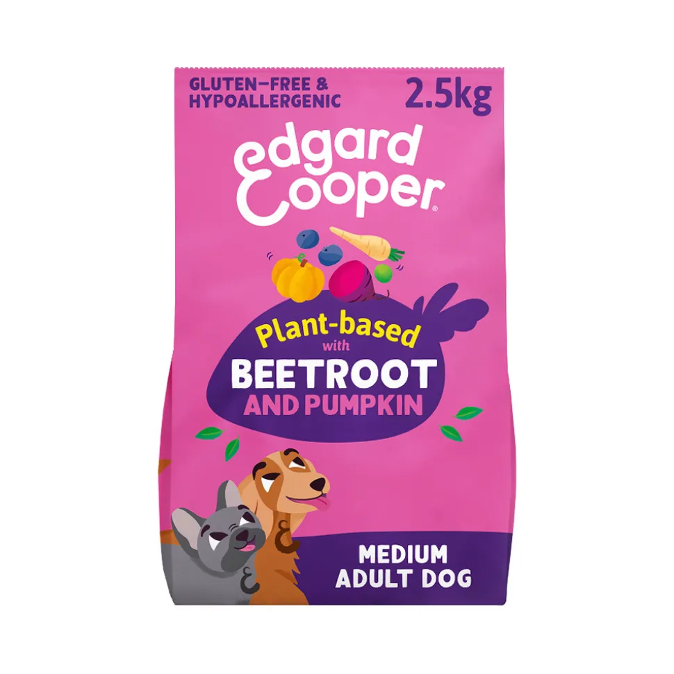 Edgard & Cooper Adult Plant Based Hondenvoer - Rode Biet & Pompoen