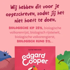 Edgard & Cooper Biologisch Adult - Rund & Kip