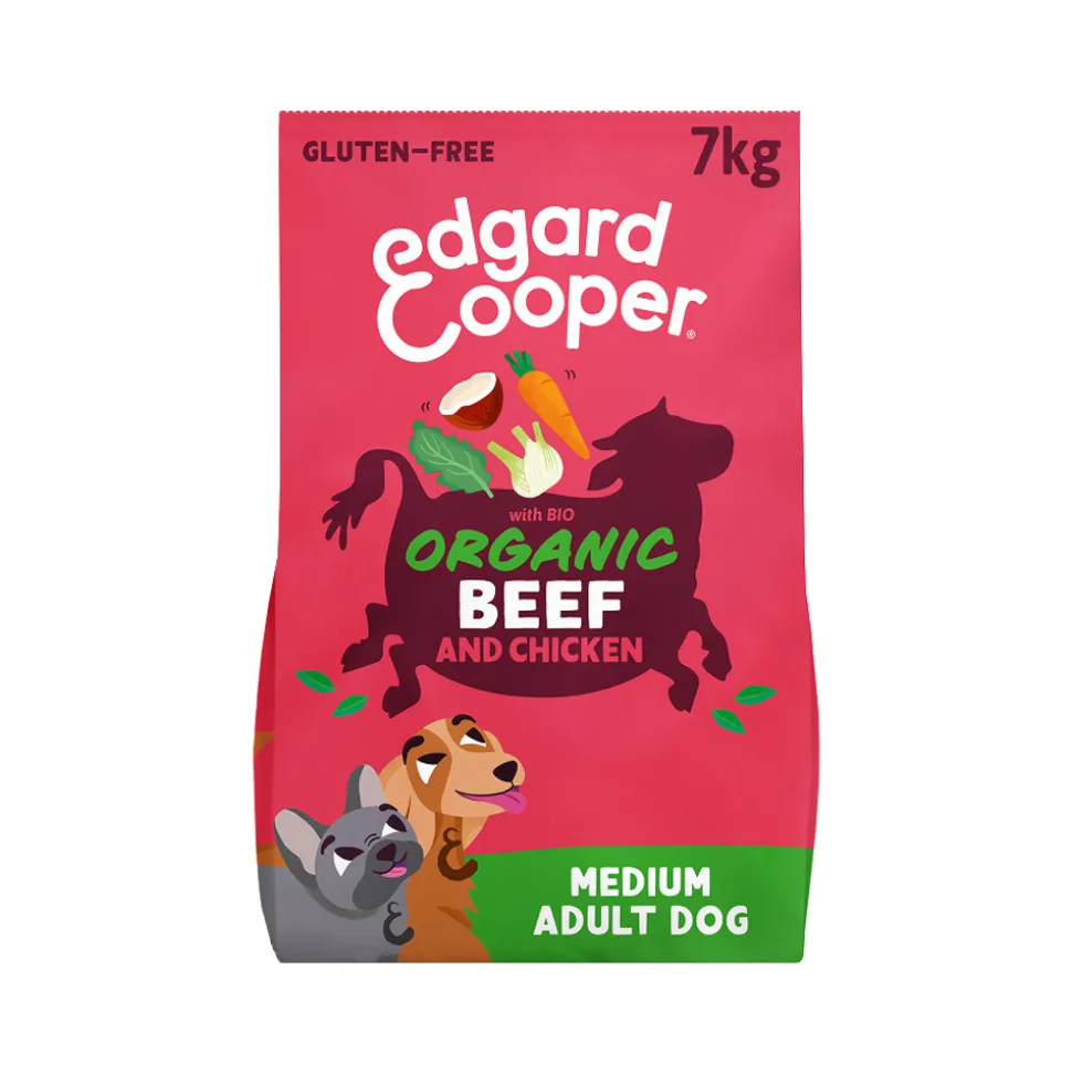 Edgard & Cooper Biologisch Adult - Rund & Kip