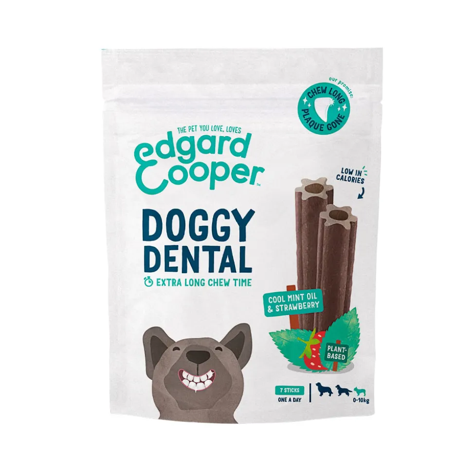 Edgard & Cooper Doggy Dental - Munt & Aardbei