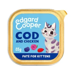 Edgard & Cooper Kitten - MSC-Kabeljauw en Vrije Uitloop Kip - Paté