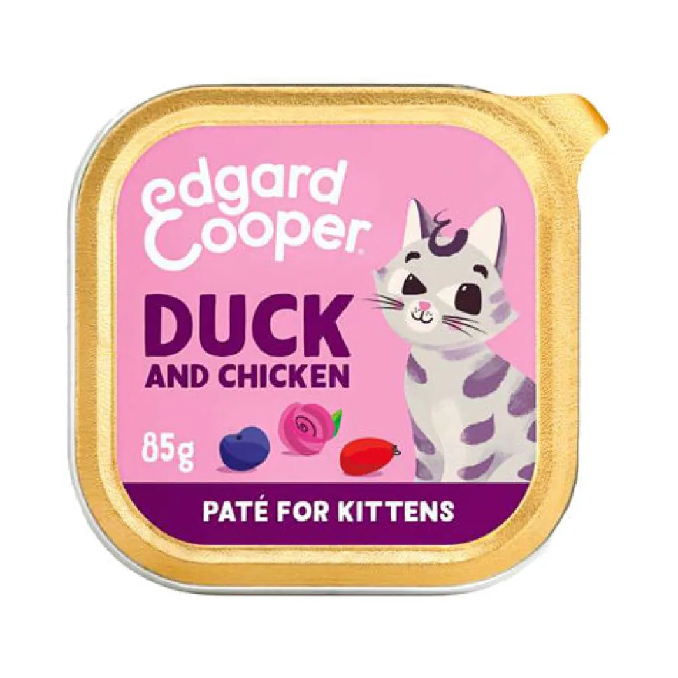 Edgard & Cooper Kitten - Vrije Uitloop Eend en Kip - Paté